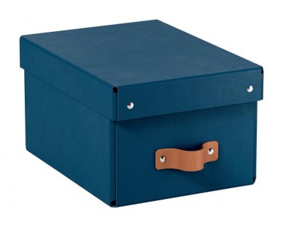 Tárolódoboz, S méret, LEITZ "Puro", óceánkék