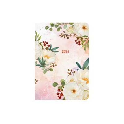 Naptár, tervező, B6, heti, TOPTIMER "Joy", tearózsa